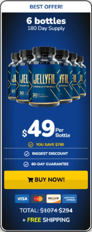 JellyFil 6 Bottle Price